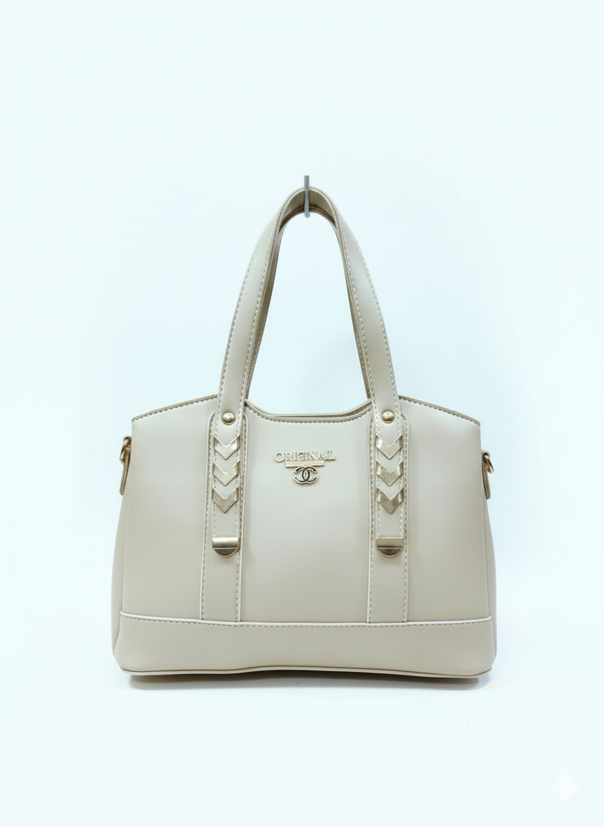 Modern Cream Ladies Handbag Bags